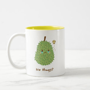 Caneca De Café Em Dois Tons Durian triste sem abraços