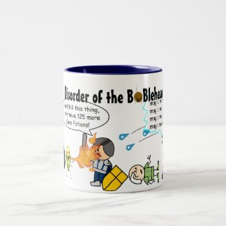 Caneca De Café Em Dois Tons e a criança má do milho