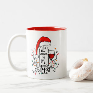 Caneca De Café Em Dois Tons É a Época de Ficar Embriagado