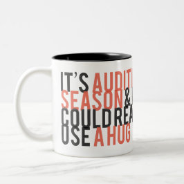 Caneca De Café Em Dois Tons É a temporada de audição e eu poderia realmente us
