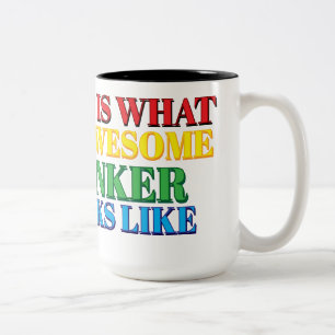 Caneca De Café Em Dois Tons É assim que um Banker incrível se parece