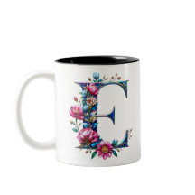 E Mug de café - Design floral para doação