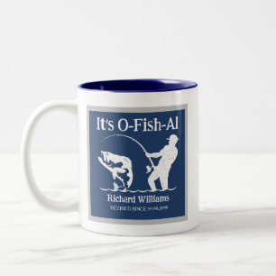 Caneca De Café Em Dois Tons É o Partido da Reforma dos Pescadores Ofishal