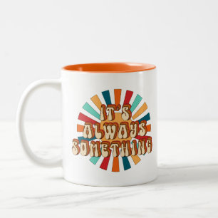 Caneca De Café Em Dois Tons É sempre algo