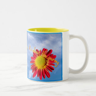 Caneca De Café Em Dois Tons É sobre a jornada, Mug