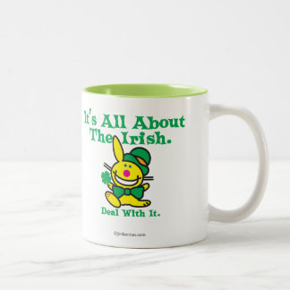 Caneca De Café Em Dois Tons É toda sobre o irlandês