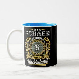 Caneca De Café Em Dois Tons É Uma Coisa de Schaer que Você Não Pode Entender