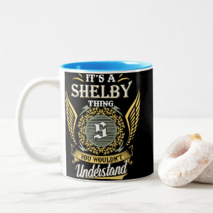 Caneca De Café Em Dois Tons É uma coisa de Shelby que não conseguias entender