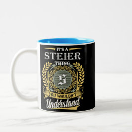 Caneca De Café Em Dois Tons É Uma Coisa de Steier Que Você Não Pode Entender