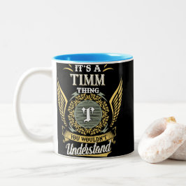 Caneca De Café Em Dois Tons É uma Coisa de Timm que Você Não Pode Entender