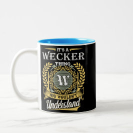 Caneca De Café Em Dois Tons É Uma Coisa de Wecker que Você Não Pode Entender