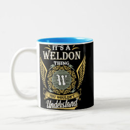 Caneca De Café Em Dois Tons É Uma Coisa de Weldon Que Você Não Pode Entender