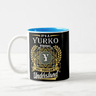 Caneca De Café Em Dois Tons É Uma Coisa de Yurko Que Você Não Pode Entender