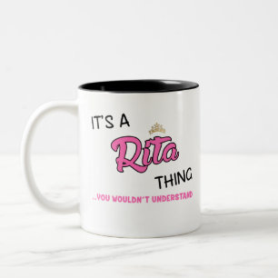 Caneca De Café Em Dois Tons É uma coisa Rita que você não entenderia