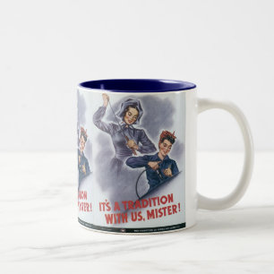 Caneca De Café Em Dois Tons É uma tradição conosco, senhor!
