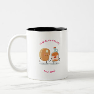Caneca De Café Em Dois Tons É você porque ninguém faz sentido