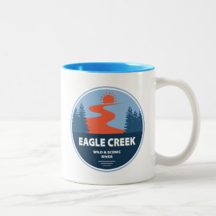 Caneca De Café Em Dois Tons Eagle Creek Wild E Scenic River