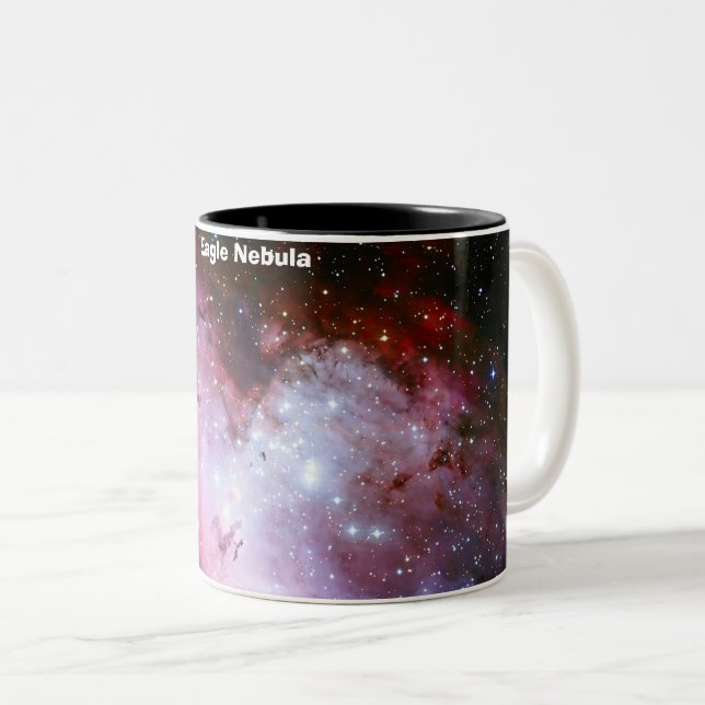 Caneca De Café Em Dois Tons Eagle Nebula (Frente Esquerda)