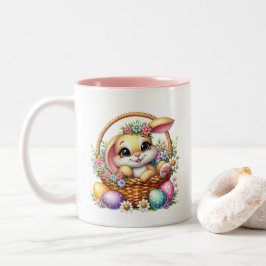 Caneca De Café Em Dois Tons Easter Bunny