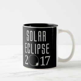 Caneca De Café Em Dois Tons Eclipse Solar 2017