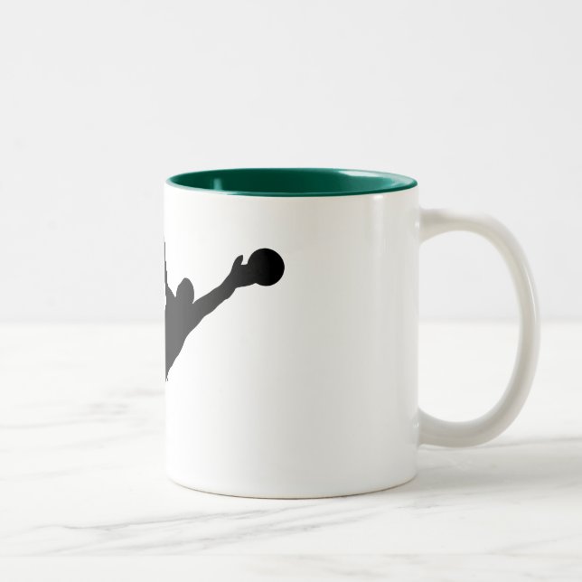 Caneca De Café Em Dois Tons Economias do Goalie (Direita)