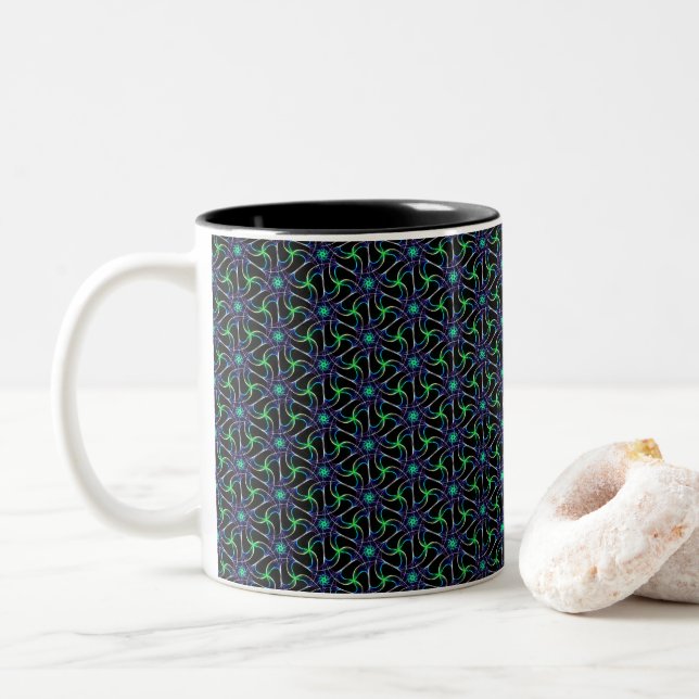 Caneca De Café Em Dois Tons Ecos da Eternidade (Com Donut)
