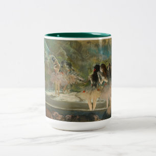 Caneca De Café Em Dois Tons Edgar Degas - Balé no café Opéra de Paris