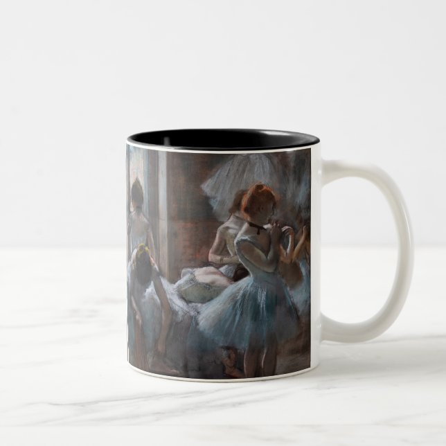 Caneca De Café Em Dois Tons Edgar Degas - Dançarinos (Direita)
