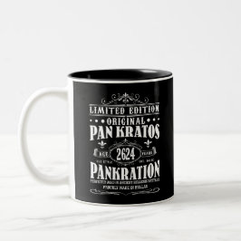 Caneca De Café Em Dois Tons Edição limitada Pan Kratos 2624 anos Pankration en