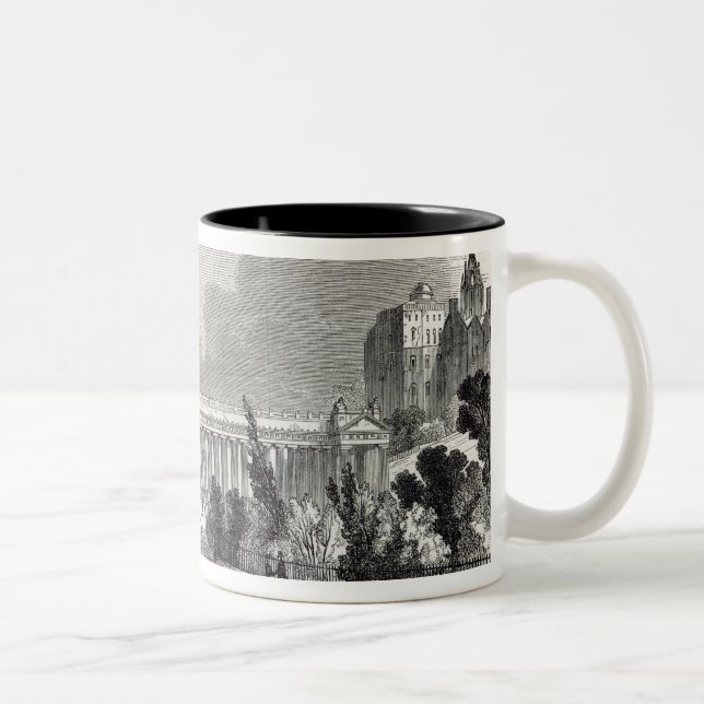 Caneca De Café Em Dois Tons Edimburgo: A instituição e Scott reais (Direita)