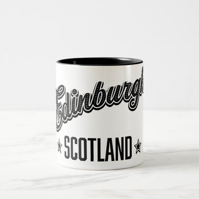 Caneca De Café Em Dois Tons Edimburgo Escócia (Centro)