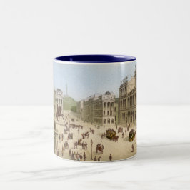 Caneca De Café Em Dois Tons Edimburgo no século XIX