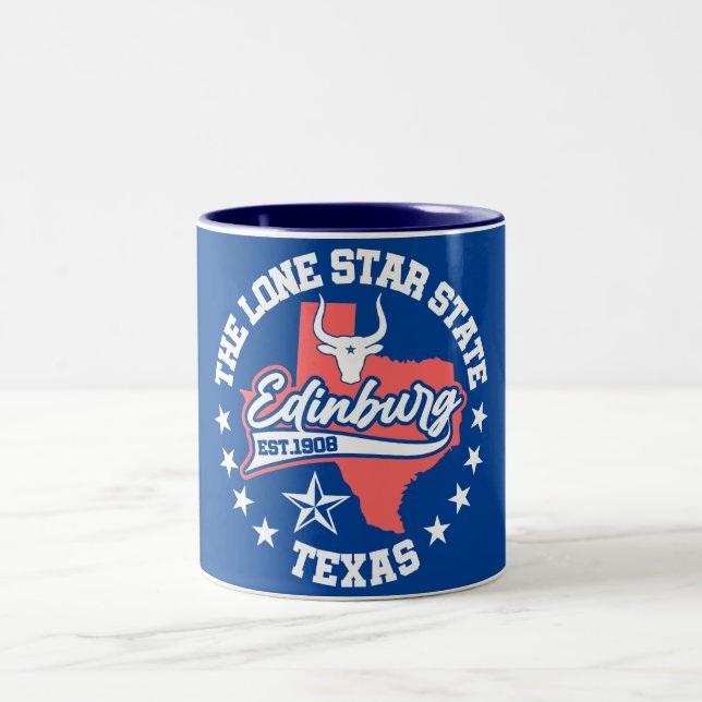Caneca De Café Em Dois Tons Edinburg,Texas (Centro)