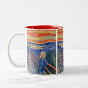 Caneca De Café Em Dois Tons Edvard Munch - Gritar 1895