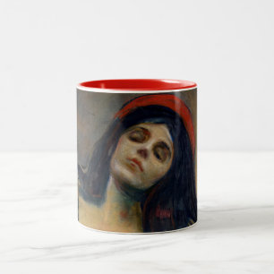 Caneca De Café Em Dois Tons Edvard Munch - Madona