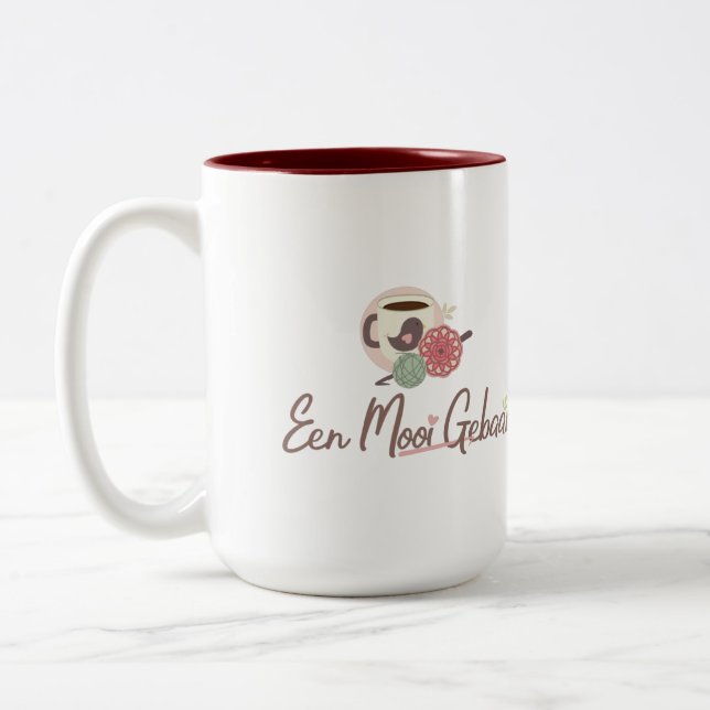 Caneca De Café Em Dois Tons Een Mooi Gebaar Grote Mok (Esquerda)