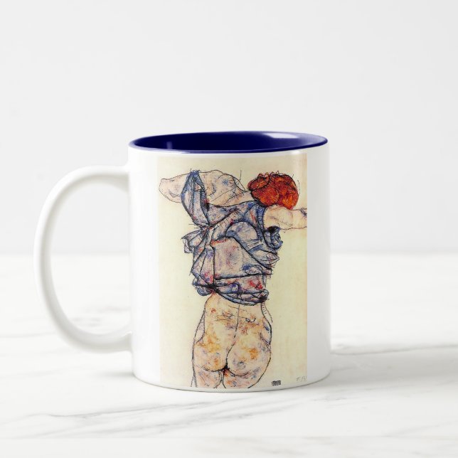 CANECA DE CAFÉ EM DOIS TONS EGON SCHIELE (Esquerda)