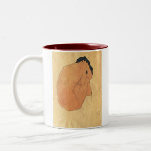 CANECA DE CAFÉ EM DOIS TONS EGON SCHIELE