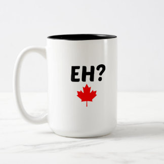 CANECA DE CAFÉ EM DOIS TONS EH CANADÁ MAPPLE LEAF