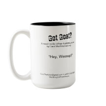 Ei, Wassup Goat Mug - cabras engraçadas com cada c