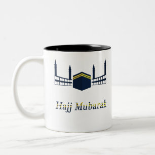 Caneca De Café Em Dois Tons eid adha mubarak para todos os muçulmanos do mundo