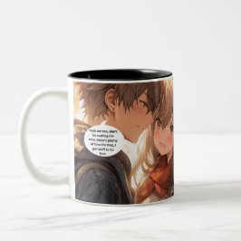 Caneca De Café Em Dois Tons Ela não faz ideia do Manga strip