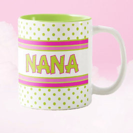 Caneca De Café Em Dois Tons Ela vai adorar! Gift Mug para Nana