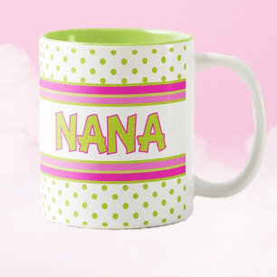 Caneca De Café Em Dois Tons Ela vai adorar! Gift Mug para Nana