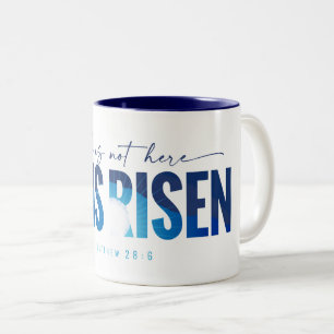 Caneca De Café Em Dois Tons Ele É Risen Coffee Mug