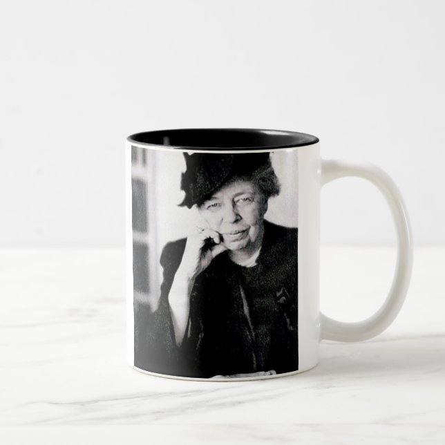 Caneca De Café Em Dois Tons Eleanor Roosevelt (Direita)