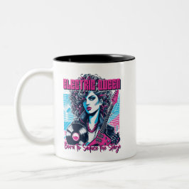 Caneca De Café Em Dois Tons Electric Queen - Born to seduce the Stage