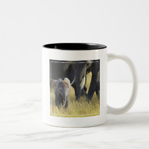 Caneca De Café Em Dois Tons Elefante do bebê