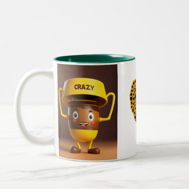 Caneca De Café Em Dois Tons Elegância em cada pinto: Design de café impression (Esquerda)