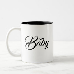 Caneca De Café Em Dois Tons Elegante Bebê Design Mug/Presente Perfeito Para El